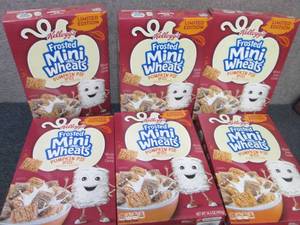 lot 438 image: 6- 14.3 oz Kelloggs Frosted Mini W...