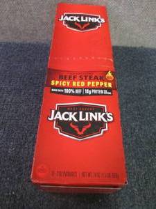 lot 452 image: 12- 2 oz Jack Links Beef Steak Spic...