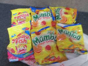 lot 458 image: 6 pks Assorted Candy...