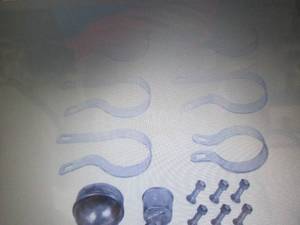 lot 13 image: 9 each 2-38 in. Galvanized Chain L...