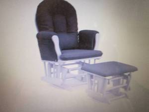 lot 28 image: Storkcraft Premium Hoop Glider and ...