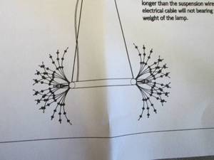 lot 32 image: Macarena Circular Decorative Light ...