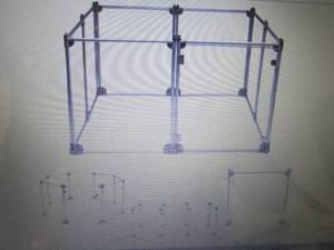 lot 34 image: Front Row Foldable Dog Playpen Pen,...