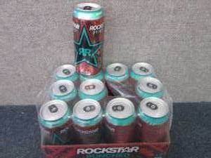 lot 41 image: 12pk- 16 oz Cans Rockstar Punched W...