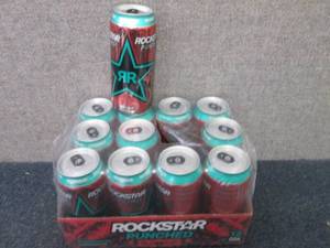 lot 42 image: 12pk- 16 oz Cans Rockstar Punched W...