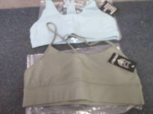 lot 51 image: 2- Ladies Gym Wolf Sports Bras Size...
