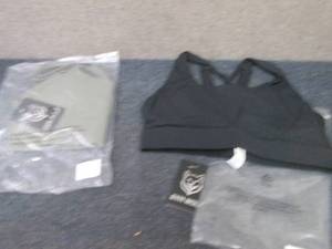 lot 53 image: 2- Ladies Gym Wolf Sports Bras1 Lar...