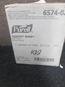 lot 131 image: Purell 1,200 mL Foam Hand Soap Box,...