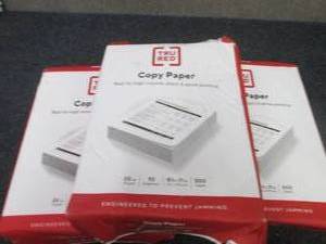 lot 152 image: 3 Reams Tru Red Copy Paper...