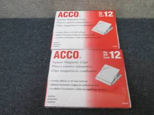 lot 160 image: 2- Acco 72132 1 Capacity Chrome Ma...