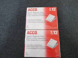 lot 171 image: 2- 12pks ACCO 72131 Magnetic Clip, ...