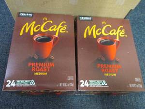 lot 190 image: 2- 24 ct McCafe Premium Roast Mediu...