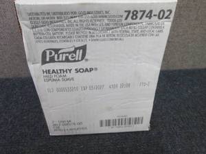 lot 196 image: Purell 1,200 mL Foam Hand Soap Box,...