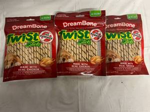 3 Bags of DreamBonne Twist Sticks