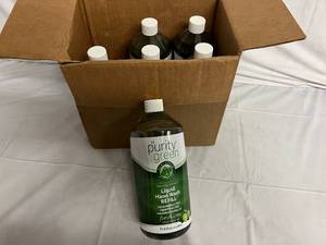 6 Bottles of Purity Green Liquid Hand Soap Refill - Fresh Lime