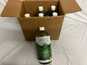 6 Bottles of Purity Green Liquid Hand Soap Refill - Fresh Lime