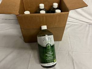 6 Bottles of Purity Green Liquid Hand Soap Refill - Fresh Lime