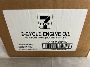 12 - 8oz Bottles of 2-Cycle Engine Oil