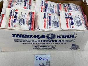 Lot of 58 NEW Therma Kool TKF50 REusable Hot Cold Gel Finger Packs&nbsp4 Wide