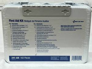 NEW Sealed First Aid Only 241-AN 102 Pieces 25-Person First Aid Kit