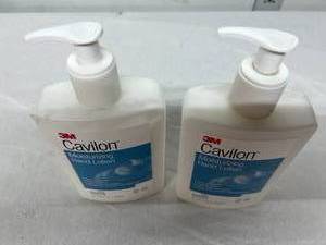 Lot Of 2 Bottles NEW 3M 9205 16 fl. oz. Cavilon Hypoallergenic CHG Compatible Moisturizing Hand Lotion