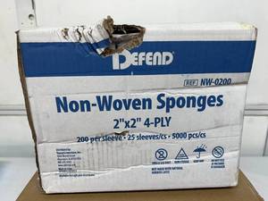 NEW Defend Non-Woven Sponges, Braval Patient Bibs, and Patterson Dental Tray Covers