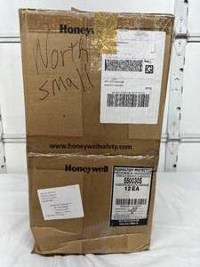 MSRP $700  2 Case (12 each per case) NEW Honeywell 550030S Respiratory Protection Mask Half Mask Air-purifying Respirators Size Small -exhalation valve on this mask is strategically placed to allow for more breath to be exhaled