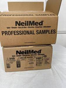 MSRP $200  2 Cases (12 each per case) NEW NeilMed Sinus Rinse by Dr. Mehta All Natural Sinus Relief Soothing Saline Solutions - 8 oz. Squeeze Bottles Plus Tons Of Coupons Packs.