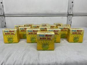 Lot of 15 Boxes (25 each single dose packets per box) NEW Emergency Medical Products SD2400 Cool Blaze 25-Pack 18 oz. Non-Toxic Water Soluble Fast Relief Burn Gels with Aloe Vera