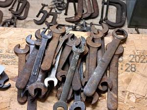 lot 47 image: Lot of (29) Specialty Wrenches, SAE CombinationBox EndOpen End Wrenches
