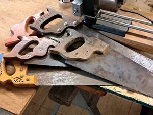 lot 74 image: Lot of (4) Carpenter Saws with Accessories, Accessories