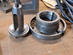 lot 84 image: Lot of (2) Machining Parts - Turning Lathe - Collet Adapters