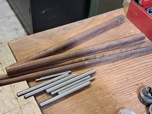 lot 95 image: Lot of (13) Assorted Machining Rods and Pins