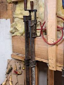 lot 100 image: Lot of (2) 30 Bar Clamps