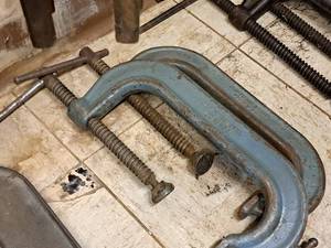 lot 102 image: Lot of (2) C-Clamps 8