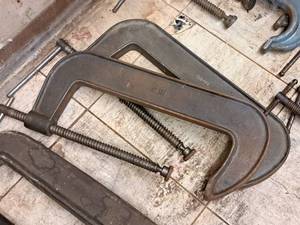 lot 103 image: Lot of (2) C-Clamps 12