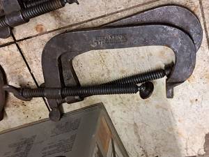 lot 105 image: Lot of (2) C-Clamps 6
