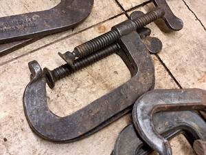 lot 106 image: Lot of (2) C-Clamps 4