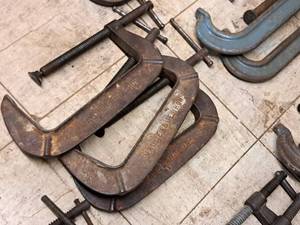 lot 109 image: Lot of (3) C-Clamps 8