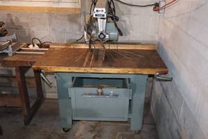 lot 36 image: DeWalt Contractors Powershop 12 Radial Arm Saw 790