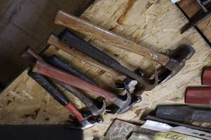 lot 148 image: Lot of (7) Assorted Claw Hammers