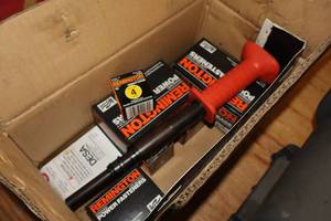 lot 178 image: Remington Ram Set Power Fastener with Extra Low Velocity Power Fastener Loads