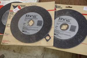 lot 186 image: Lot of (2) Vermont America 7-7-14 Metal Cutting Saw Blades (New )