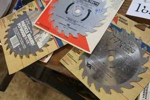lot 188 image: Lot of (3) Vermont America 7-7-14 Saw Blades (New )