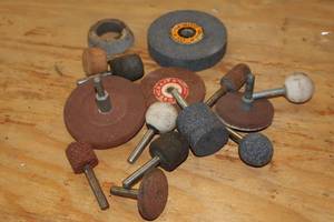 lot 182D image: Lot of (15) Assorted Grinding Bits and Discs