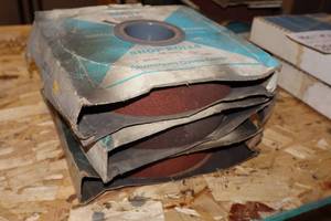 lot 209 image: Lot of (3 Boxes) Sandpaper Rolls Grit 50X 2x50-yds