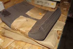 lot 211 image: Lot of (1 Stack) Sandpaper Sheets 150 Grit