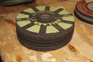 lot 217 image: Lot of (7) Bullard Steeler Gold Type 7 Grinding Discs
