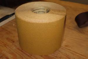 lot 224 image: Lot of (1) 6 Sandpaper Roll 60 Grit
