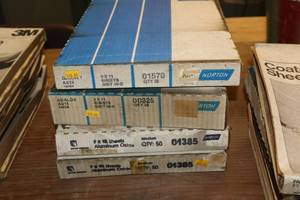 lot 231 image: Lot of (175) Norton Sandpaper Sheets (various grits)